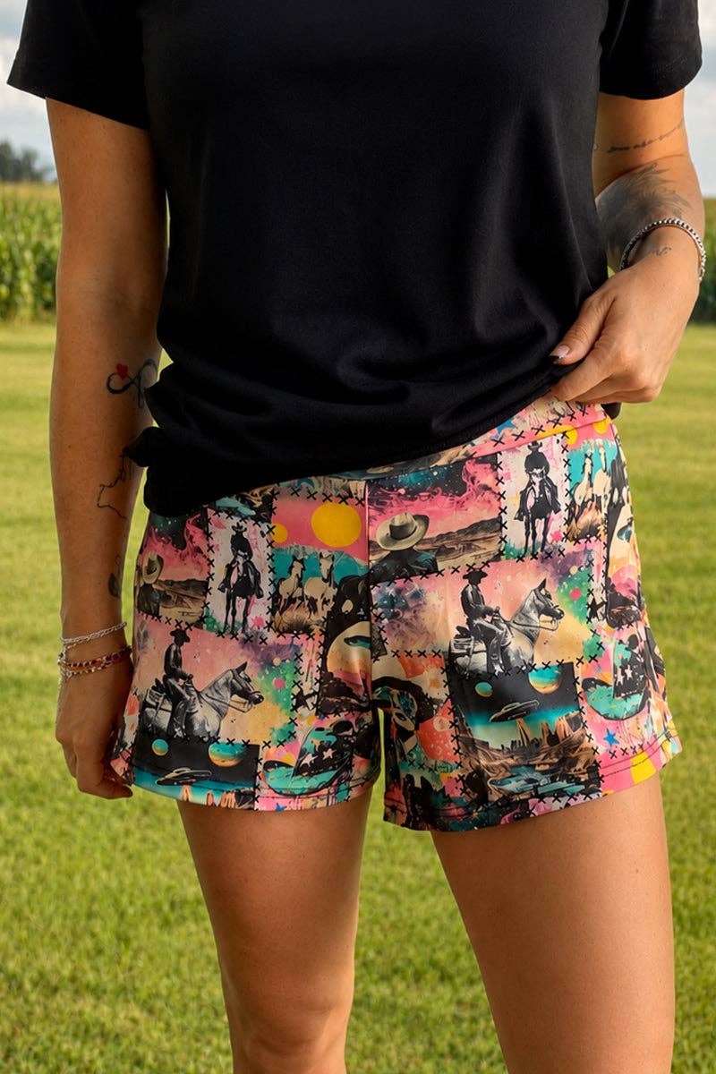 Cosmic Cowgirl Shorts