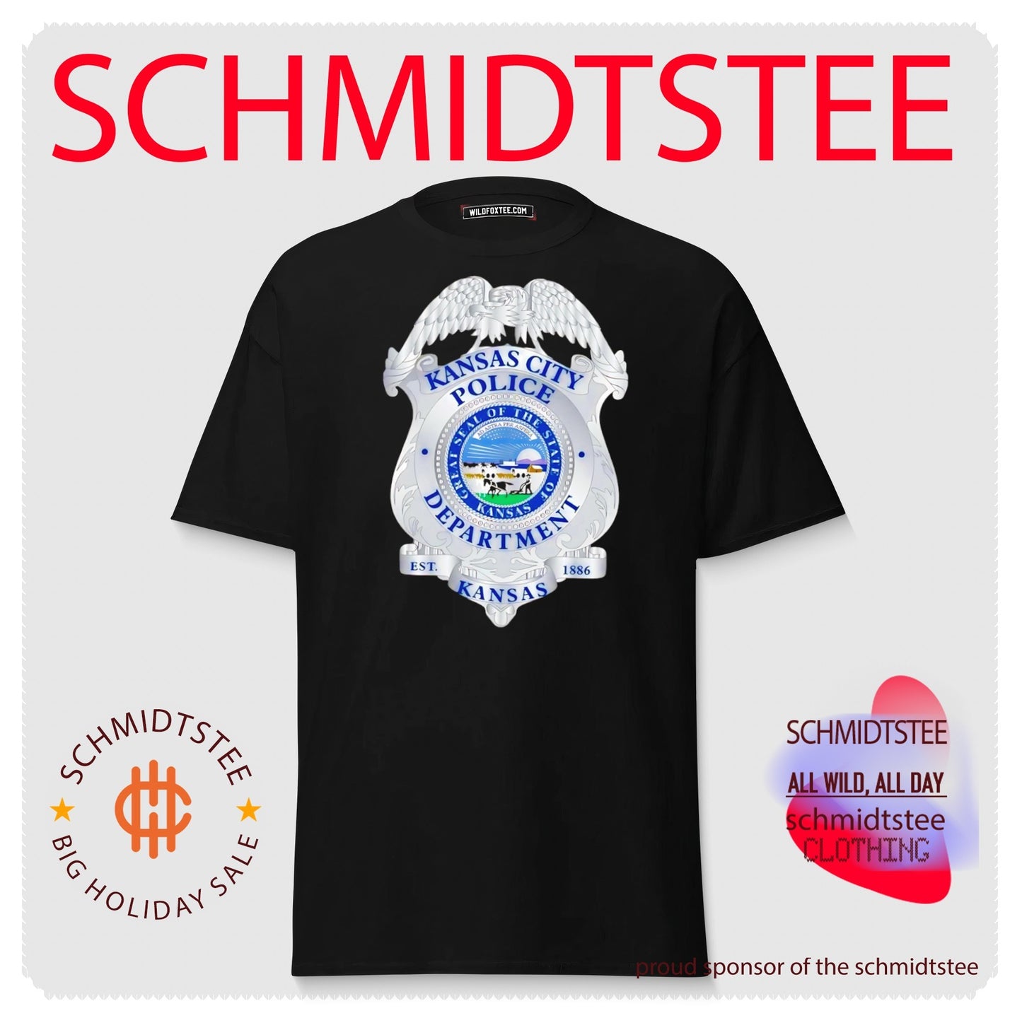 Kansas City Police Department Official Badge shirt