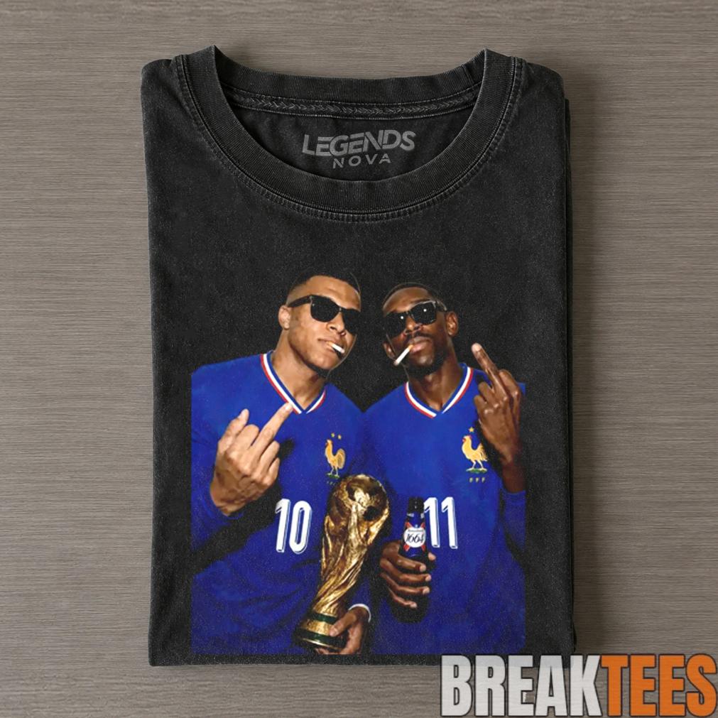 Kylian Mbappé & Ousmane Dembélé France 2026 Tee