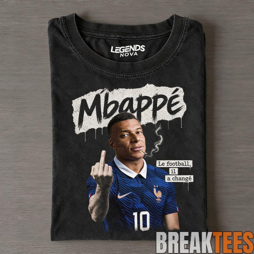 “Le football, il a changé” Kylian Mbappé 2026 Vintage Tee