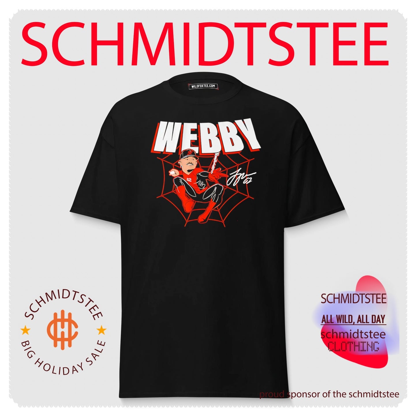 Logan Webb San Francisco Giants Webby Spider-Man Style shirt