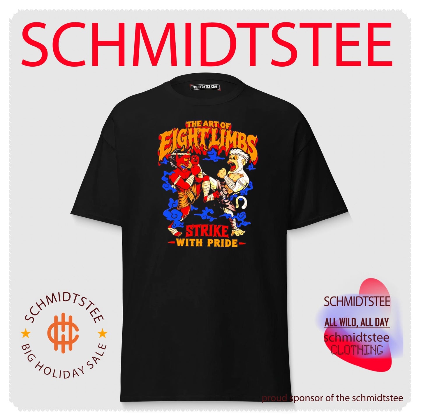 Muay Thai Oni and Hanuman the Art of Eight Limbs Strike with Pride shirt