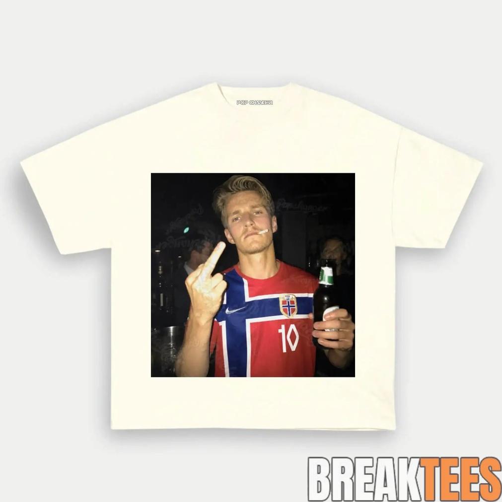 Norway Team Retro Soccer Supporter T-Shirt