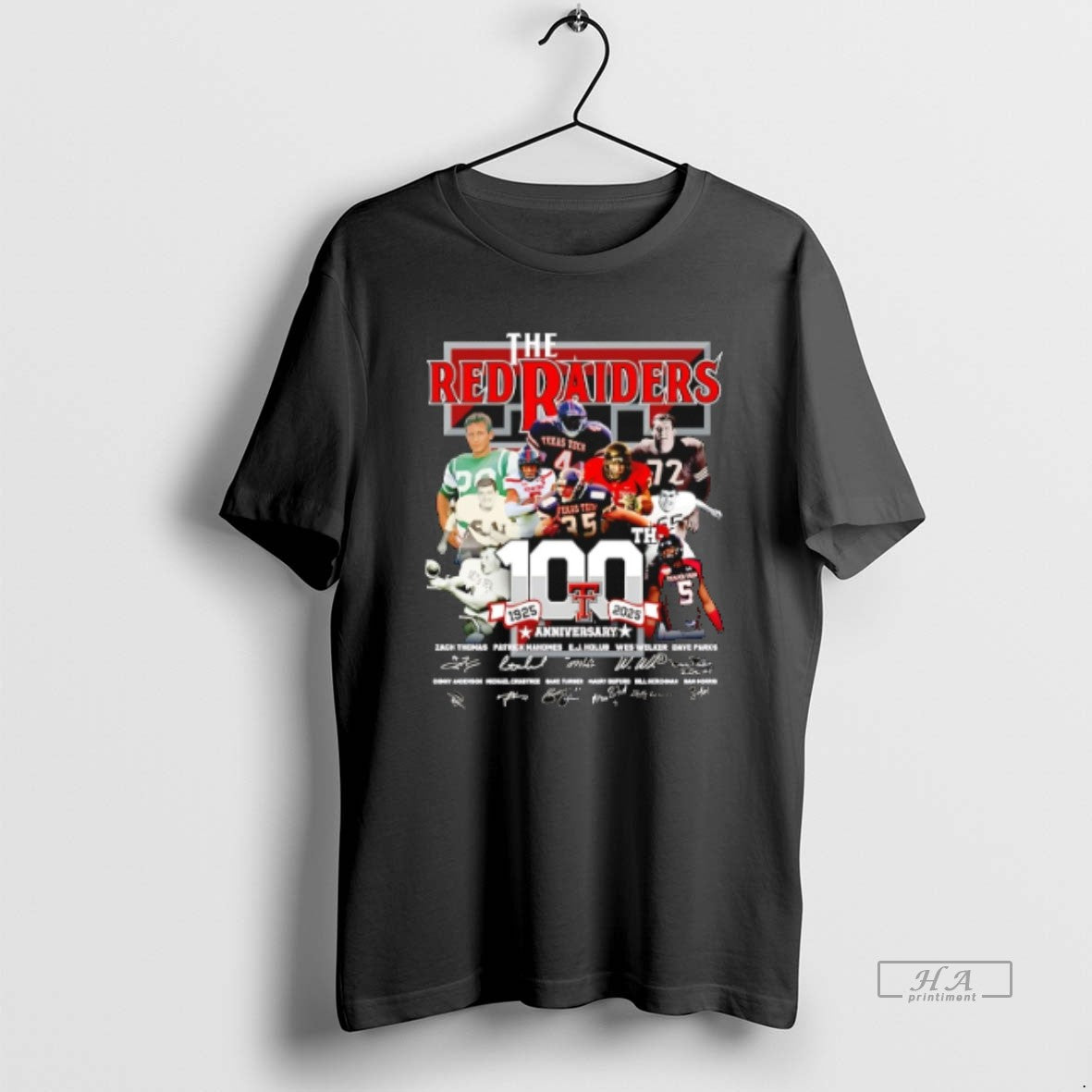 Official Texas Tech Red Raiders 100th Anniversary 1925 2025 Signatures