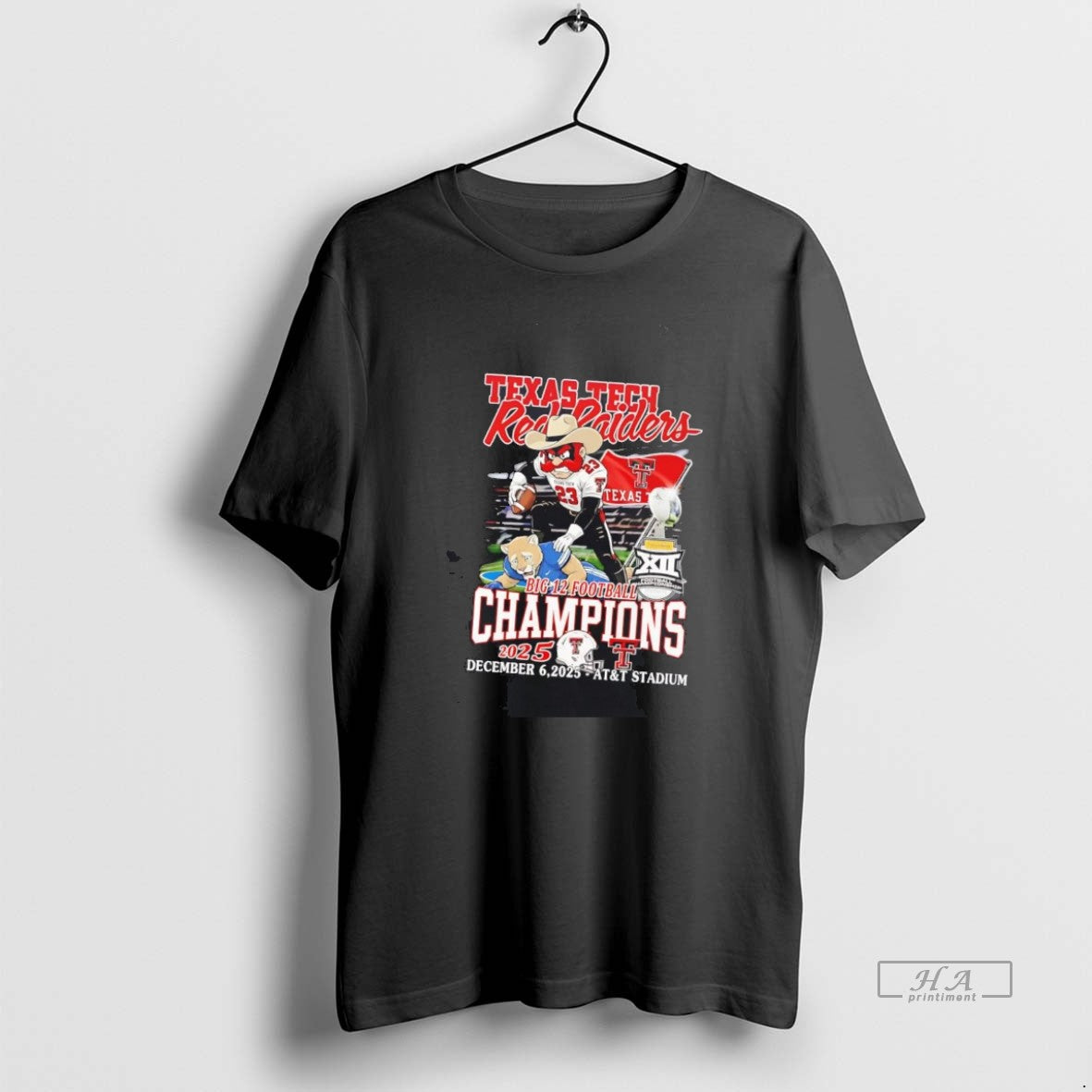 Official Texas Tech Red Raiders Big 12 Football Champions 2025 December