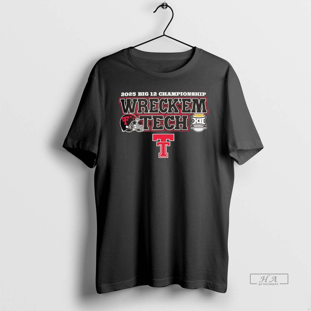 Official Texas Tech Red Raiders Wreckem Tech 2025 Big 12 Champions Chriast