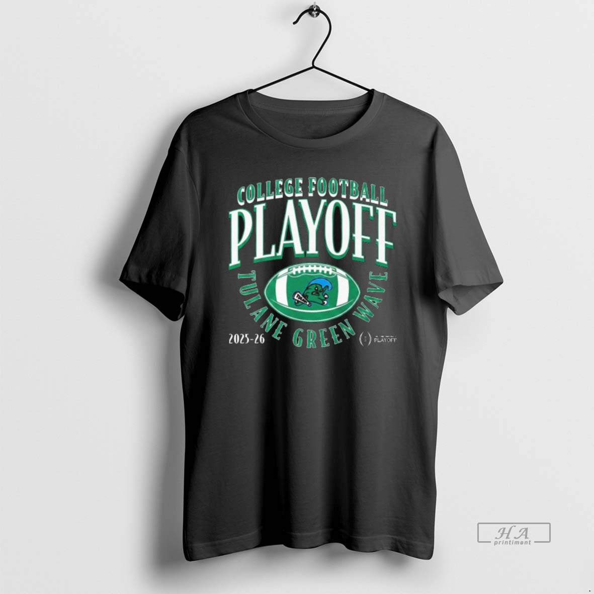 Official Tulane Green Wave Football 2025 26 College Football Playoff Curve