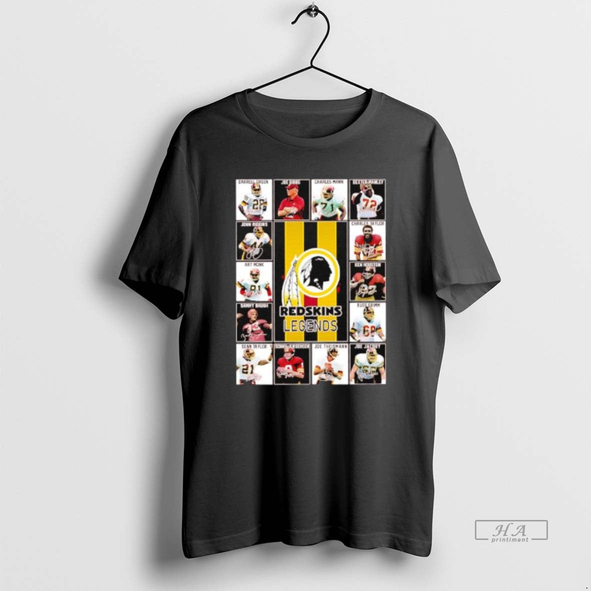 Official Washington Redskins Legends Featuring A Collage Manes Players