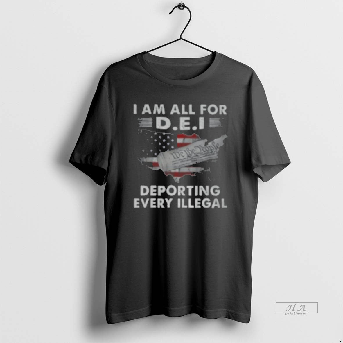 Official I Am All For Dei Deporting Every Illegal Map Classic Womens