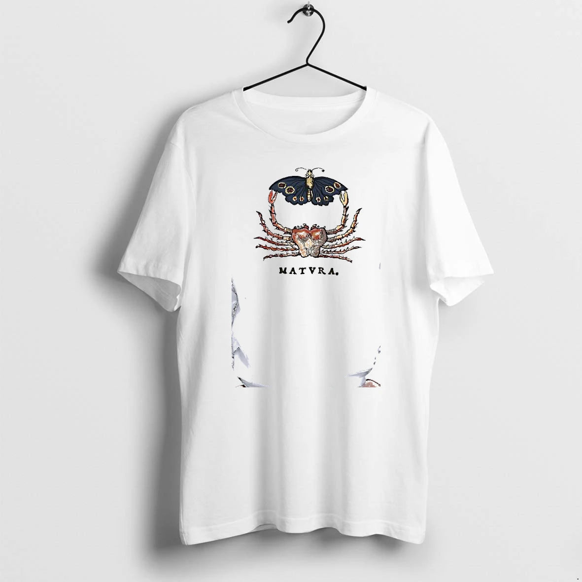 Officials Butterfly And Crab Natura Symbolism Natural Premium T Shirt