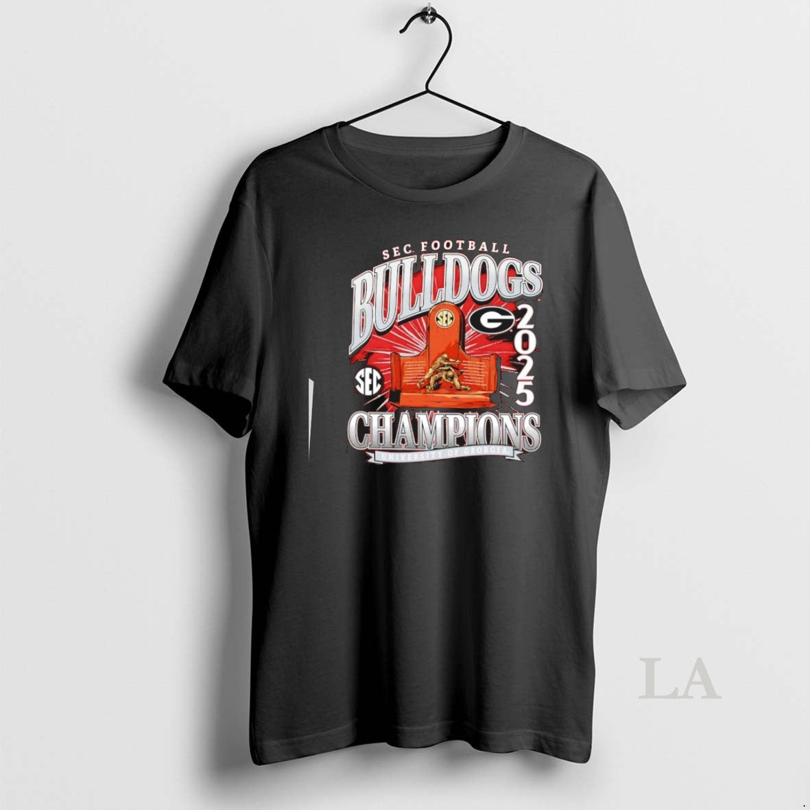 Original Georgia Bulldogs 2025 Sec Football Champions Logo