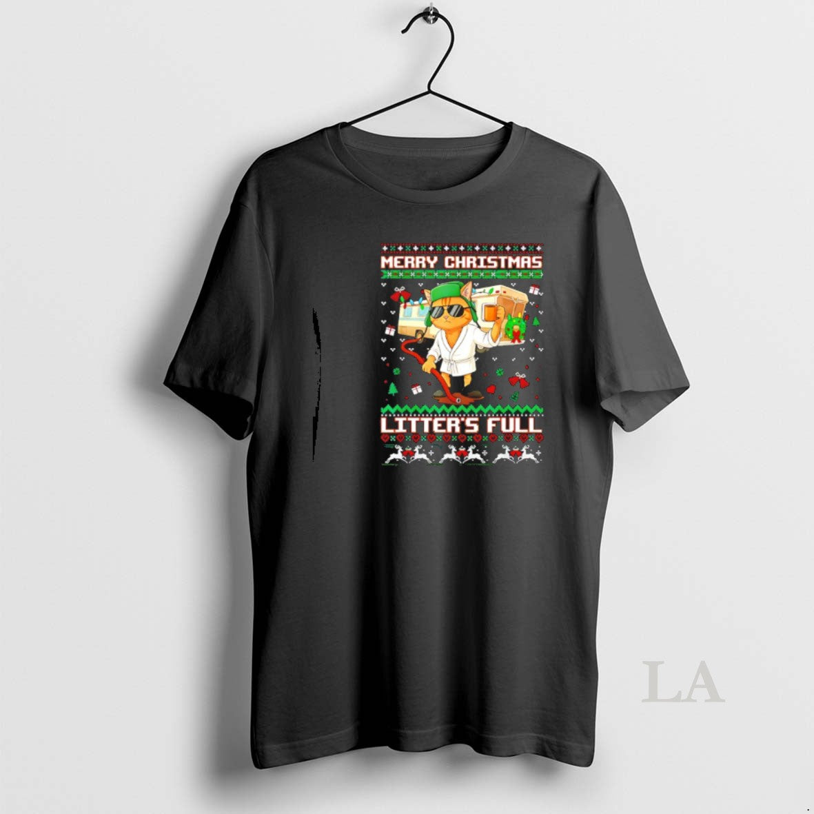 Original Merry Christmas Litters Full Cat Ugly Xmas