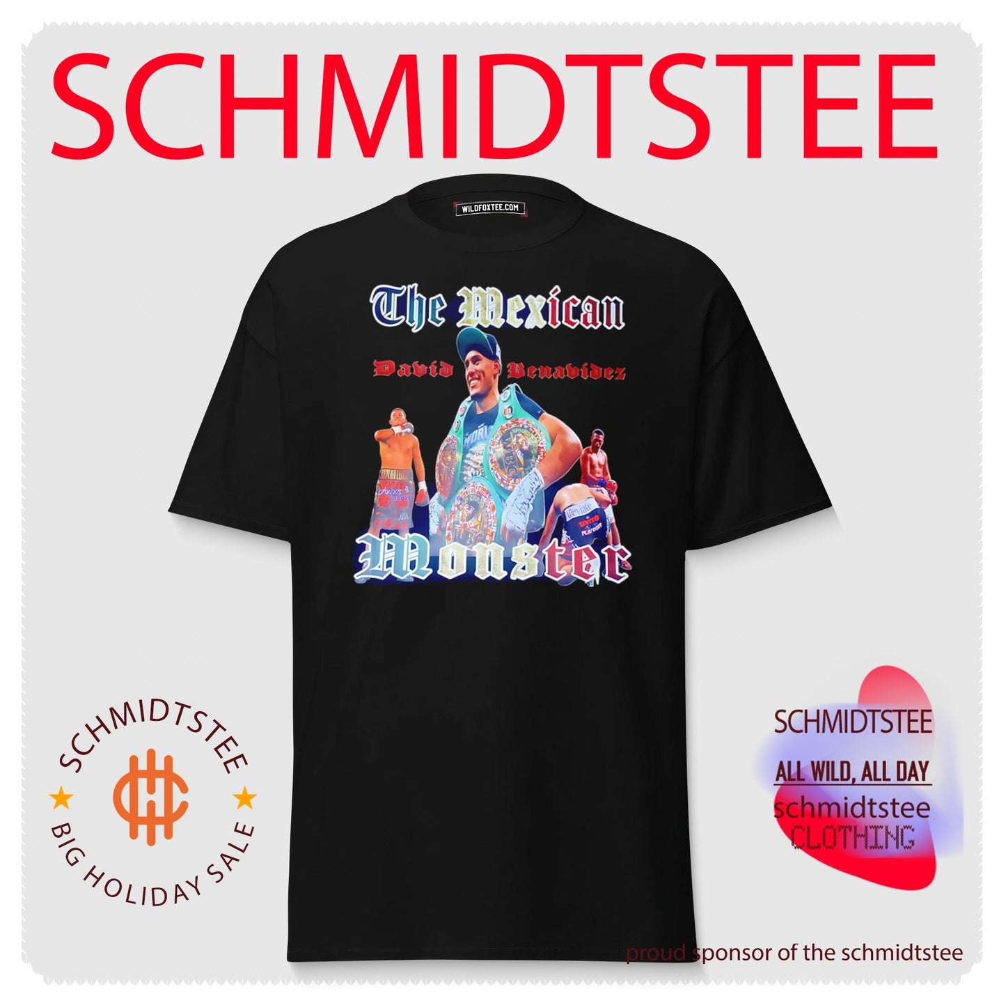 The Mexican Monster David Benavidez portrait shirt