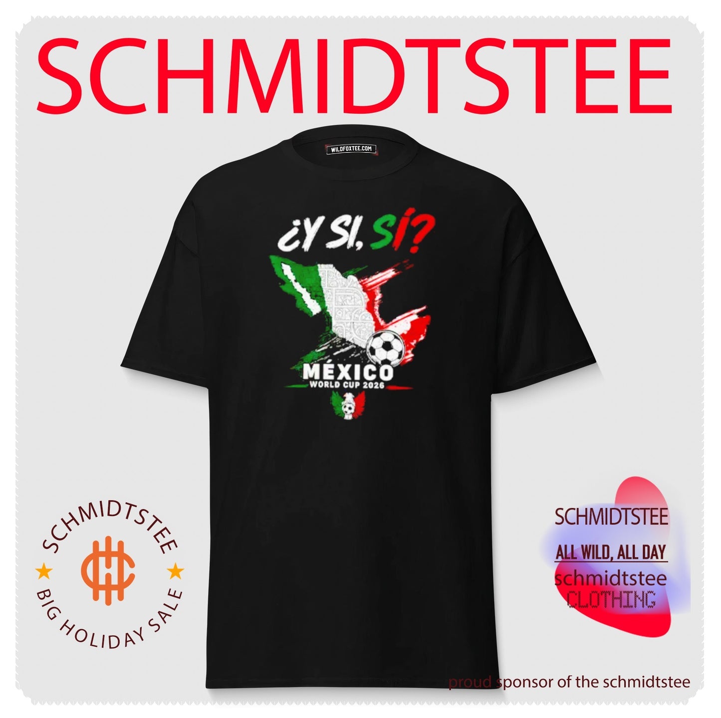 Y Si Si Mexico Map Soccer World Cup 2026 shirt