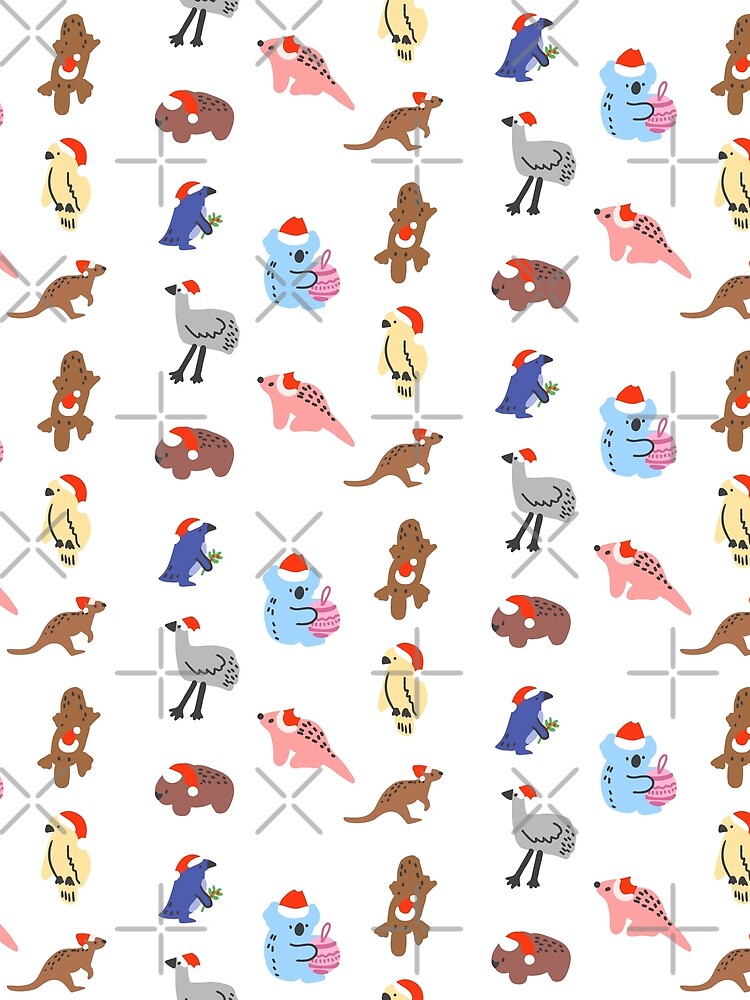 Australian christmas animals by TanArtDesign