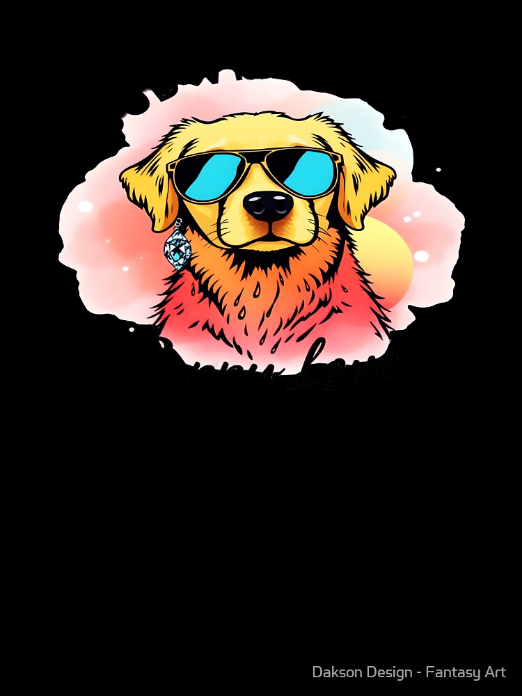 Good Vibes Only - Puppy Love by Dakson Design - Fantasy Art