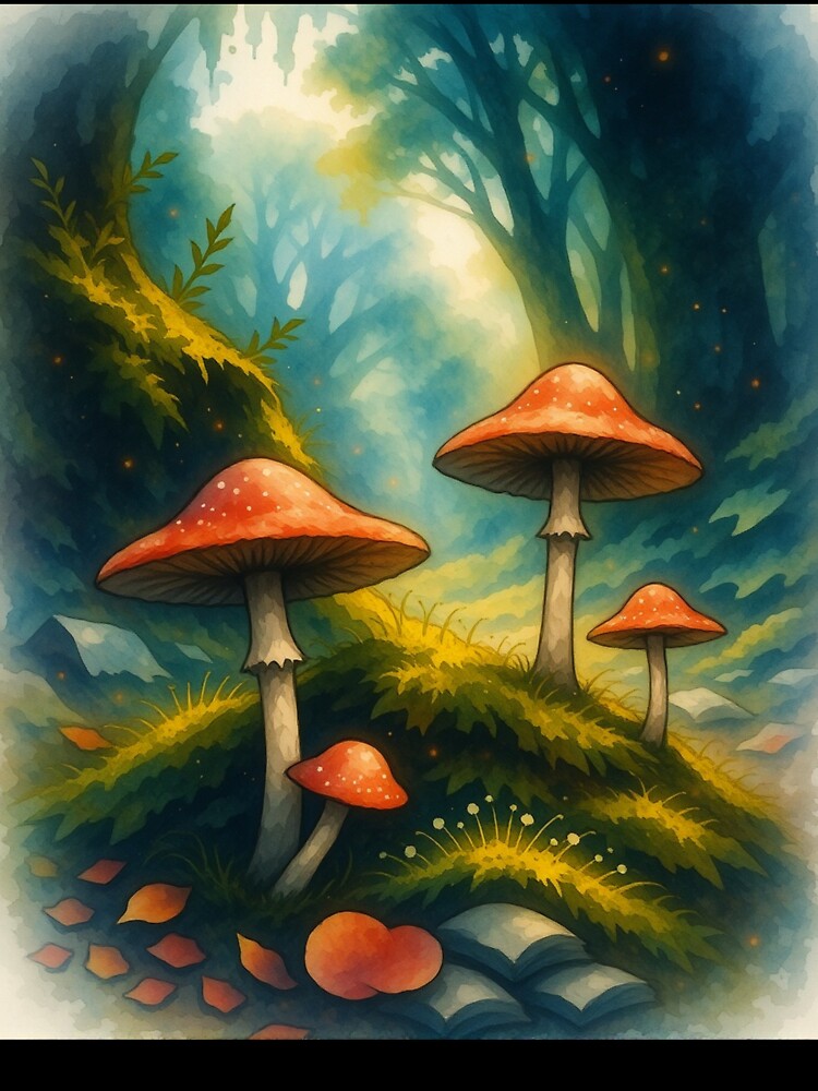 Red Capped Mushroom Glade by The Rogue Mark
