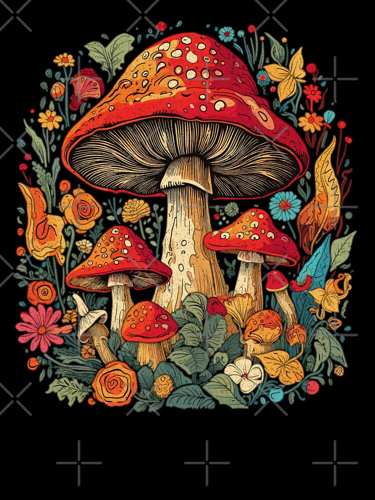 Vintage Mushroom by BellaLawi