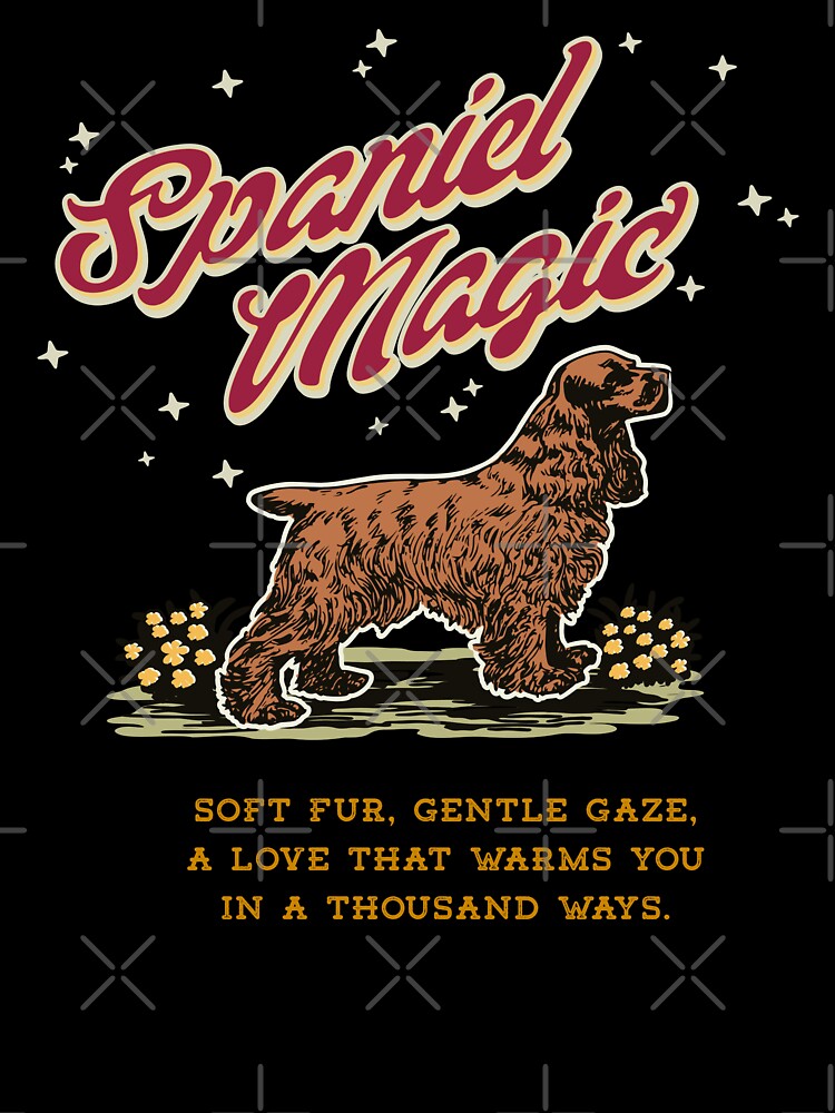Spaniel Magic, The Gentle and Playful Cocker Spaniels, Full of Love and Good Cheer, Gift for Dog Moms by furrlieben