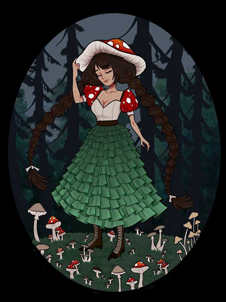 Mushroom Forest by GhostingMoth