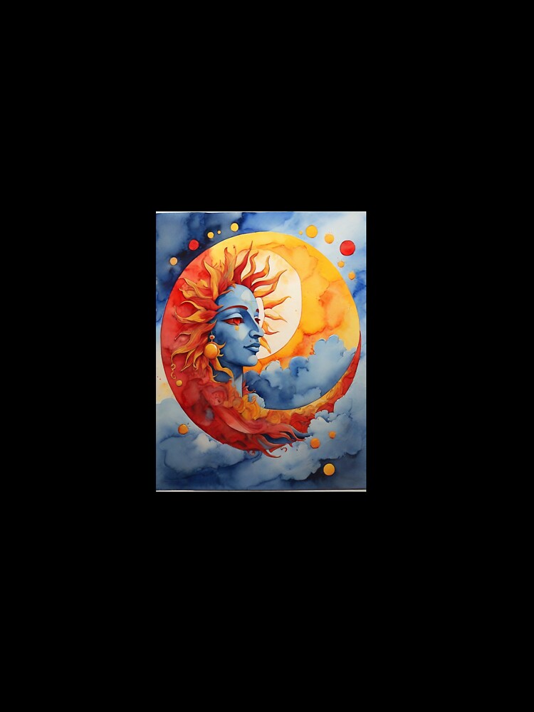 Celestial Harmony: Sun and Moon in Magical Embrace by KilianSzmid