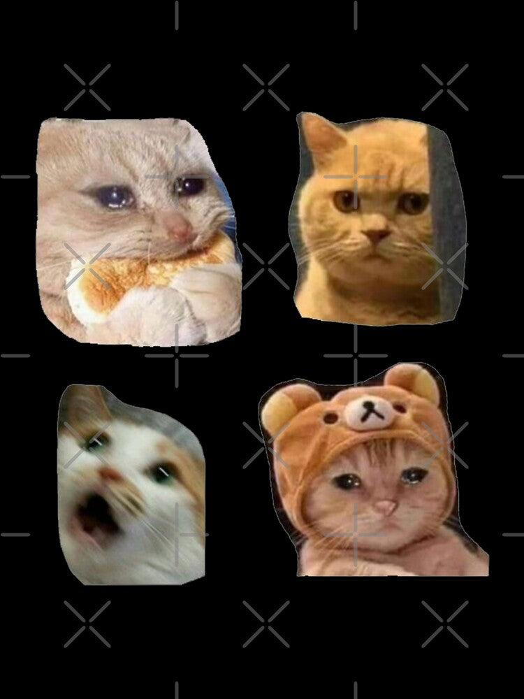 cat crying pack by Brendaallen Art