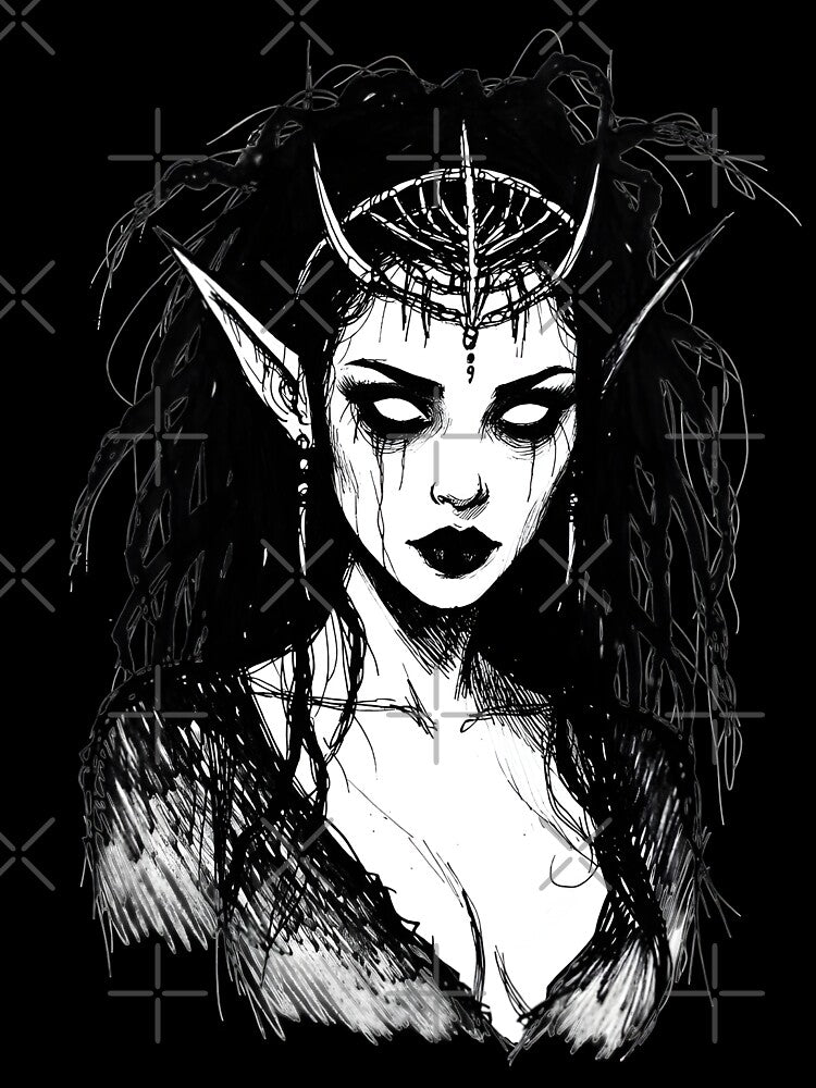 Ethereal Dark Elf by Velvet Vulcan Art