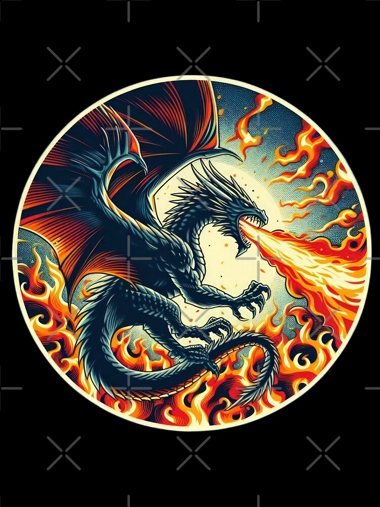 vintage Fire Dragon, Iron Claws by Expressions-Sel