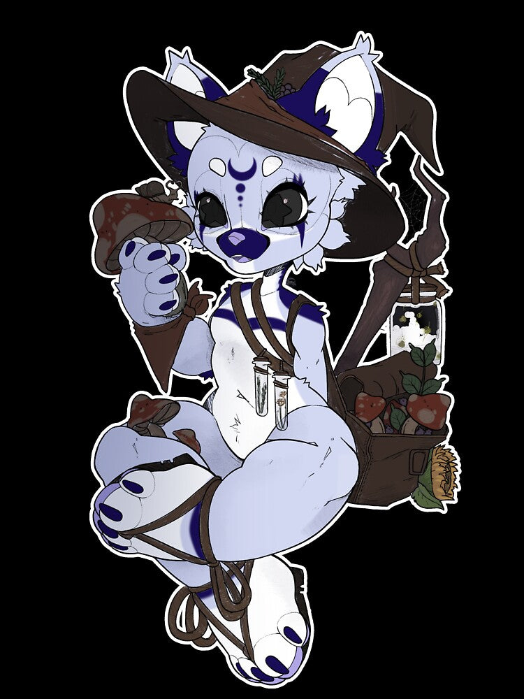 Mushroom Forest Furry by OkamiNoYukii