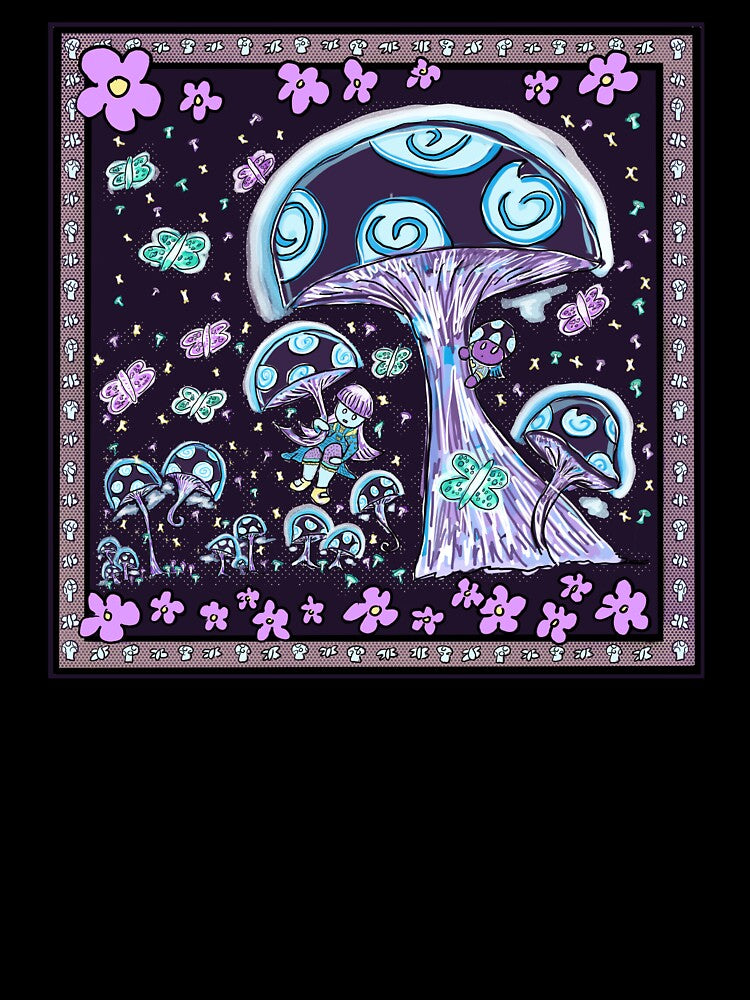 Fairy mushroom forest by SunaraIshi