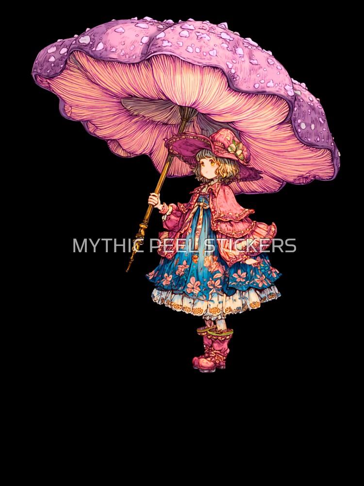 “Whimsy. Grace. Bloom.” by MYTHIC PEEL STICKERS
