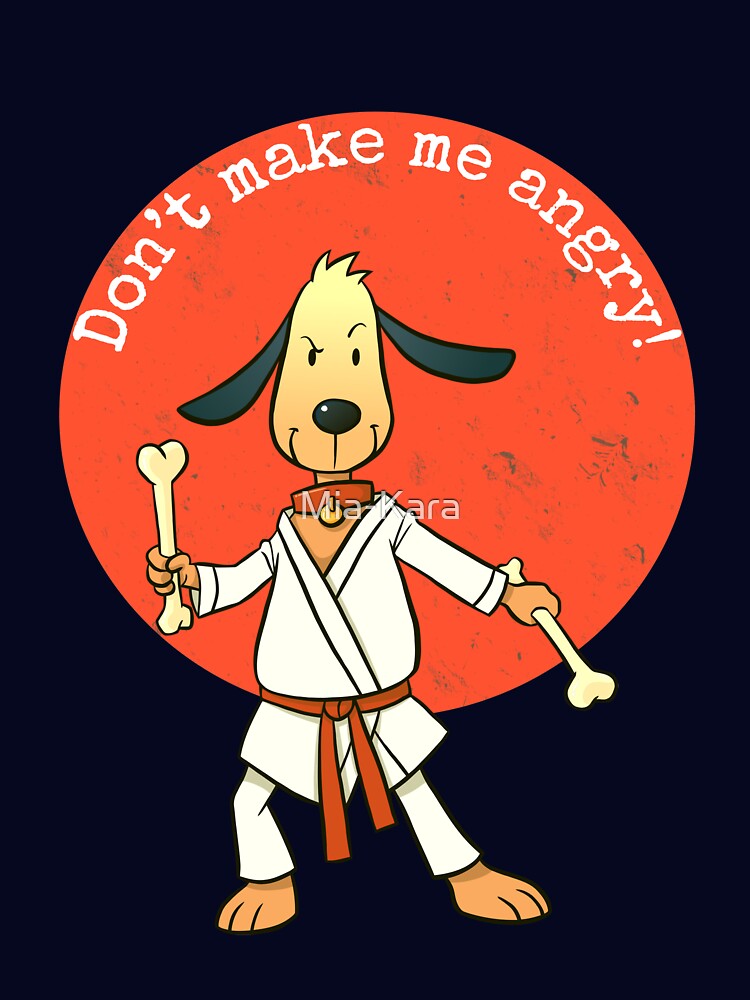 Don't make me angry!Year of The Dog.Karate Hipster by Mia-Kara