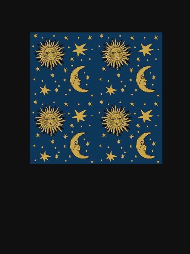 celestial sun moon and stars 90's whimsygoth by BrontesWhimsyStore