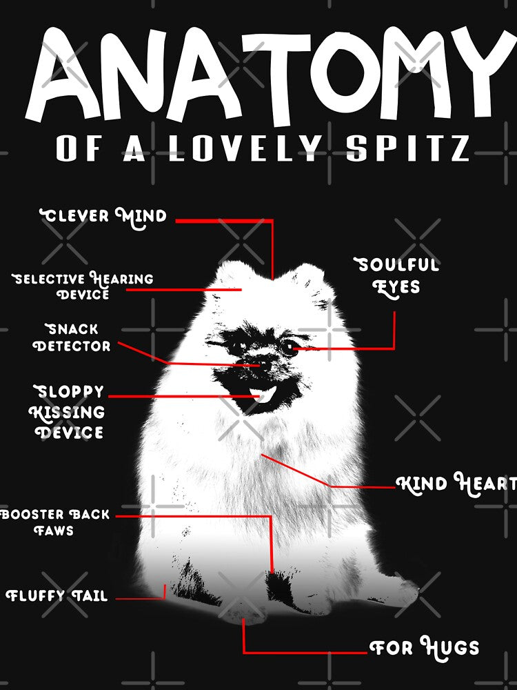 Anatomy of spitz- Lovely spitz Dog Lover Essential by YaSsHop ⭐️⭐️⭐️⭐️⭐️(100K)