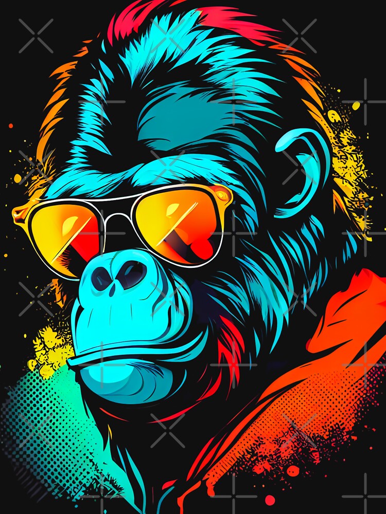 Gorilla colorful by Creative Visions