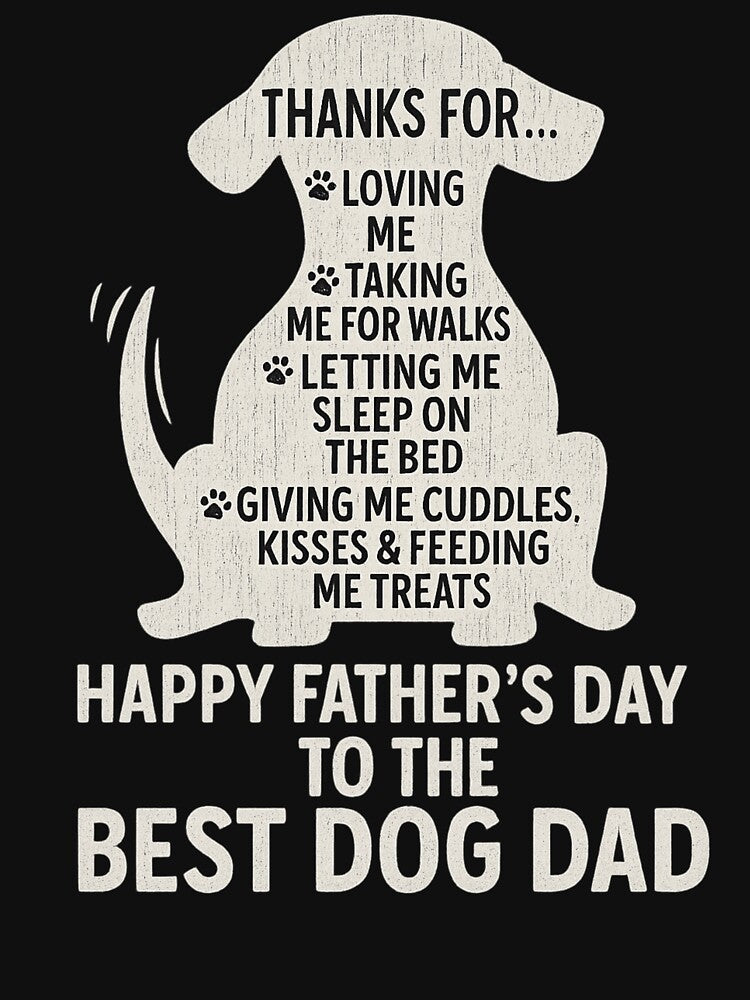 Best Dog Dad Ever Happy Father’s Day Gift by flagylART