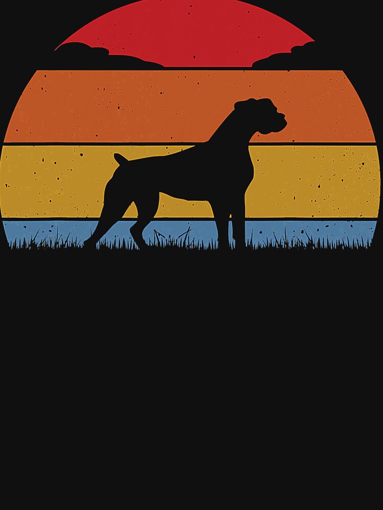 Retro Style Boxer Dog by ManishDayal