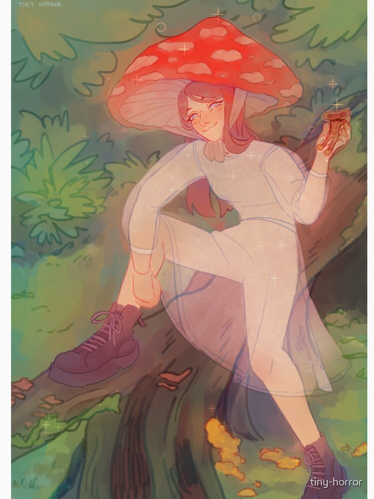 mushroom fairy by tiny-horror