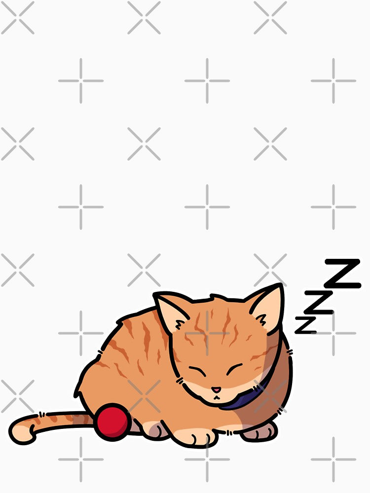 Snuggles sleepy cat by SkippinStyleCo