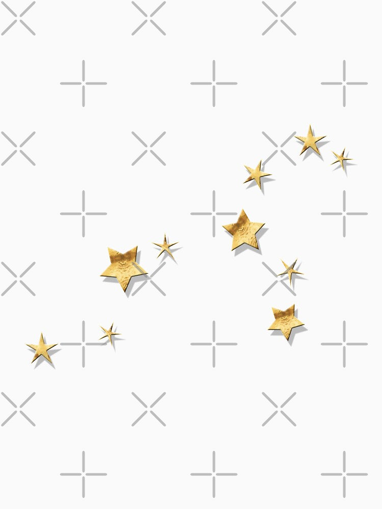 Leo Golden Stars Constellation by Lelibeth