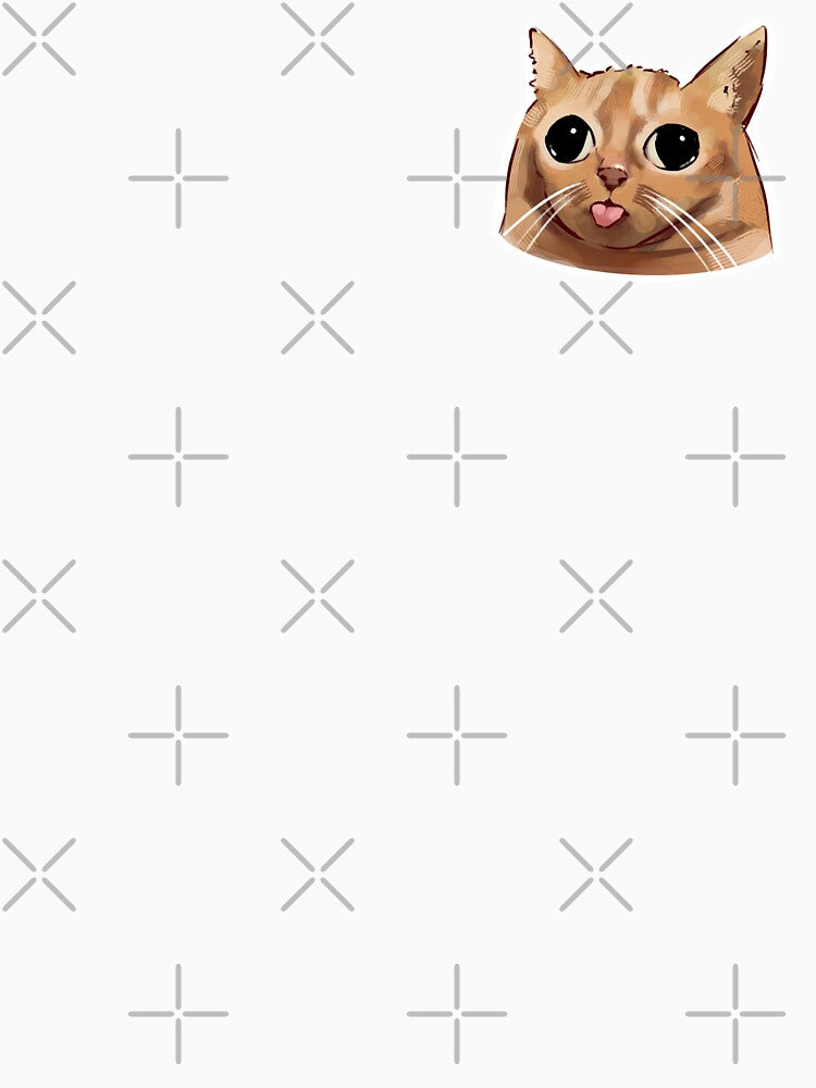 Funny Cat Sticker by pawprintstudio.shop