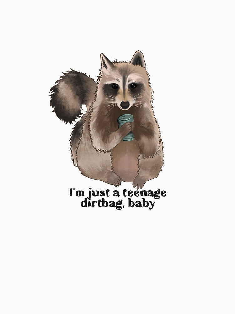 Raccoon Teenage Dirtbag by Sh00kspeared