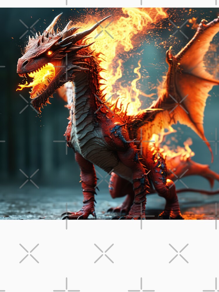 Dragon's Fiery Soul breathing fire by Expressions-Sel