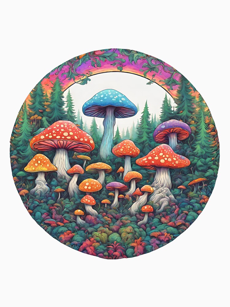 Psychedelic Mushrooms by CharmStudio