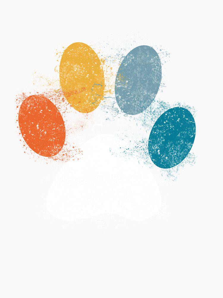 Vintage Dog Puppy Dog Paw Print Dog Love Pet Paw by davidtornado22x