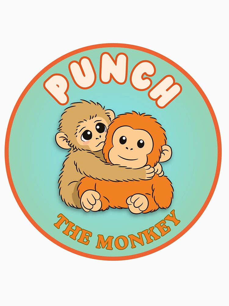 Funny punch the monkey Animal Meme Design ver 11c– Cute toad Humor, toad frog Lover Gift, funny Animals by CosmicNook1