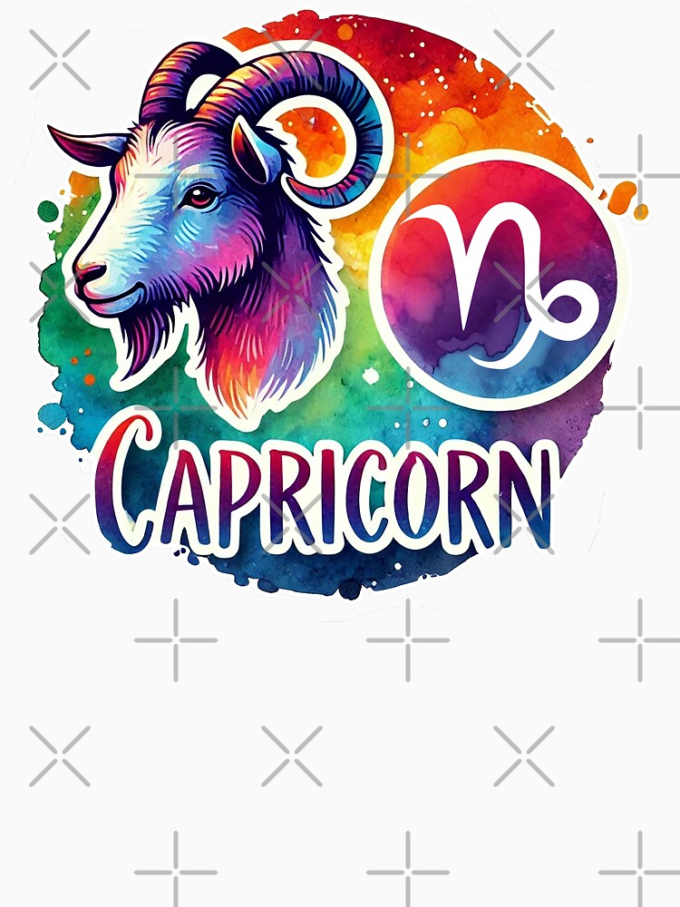 Capricorn - Watercolor Illustration by PsycheBrain