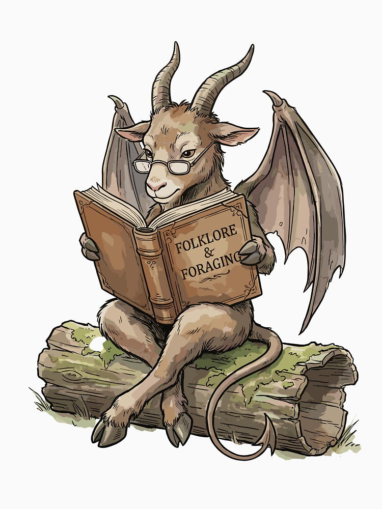 Cryptidcore: Jersey Devil's Reading Break by bapupa