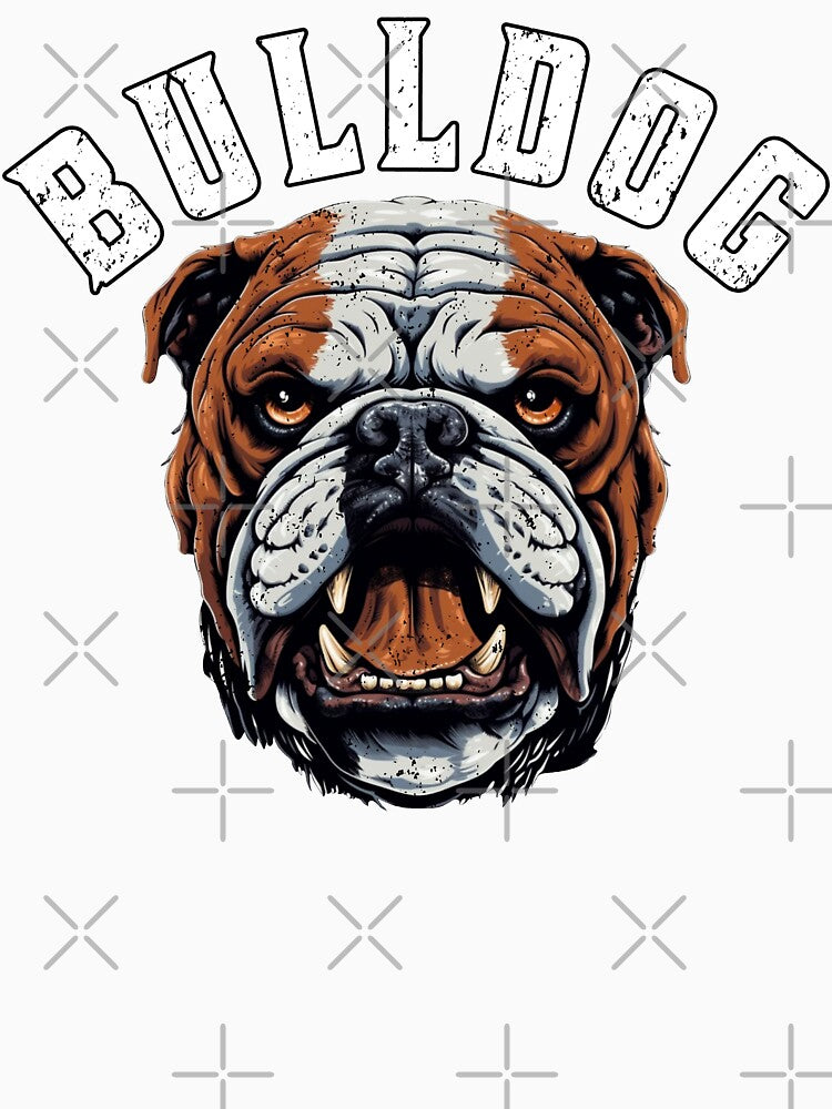 BullDog Dog Love Retro Texture by trajeado14