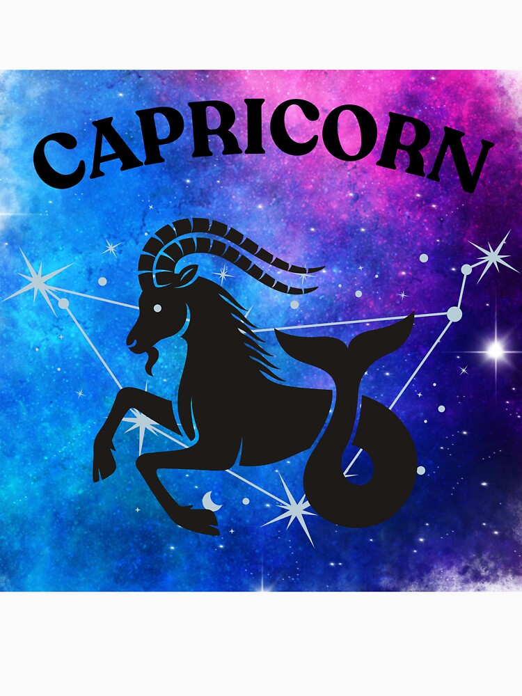 Zodiac Sign - Capricorn Line Art Illustration by Dragon-Act-Art